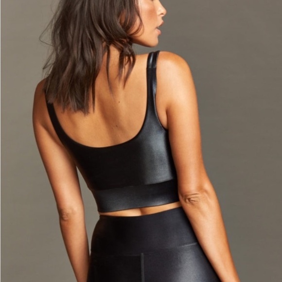 Black Show Me Your MuMu Triton Tankini Cire Sports Bra Top, NWT'S - Picture 2 of 9